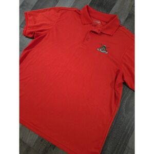 James & Nicholson Men's L Polo Shirt Red Caddyshack Gopher Bushwood GS PartyGolf